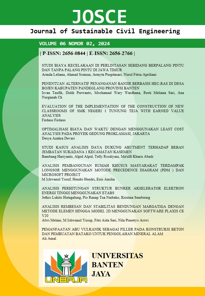 					View Vol. 6 No. 02 (2024): JOSCE: Journal of Sustainable Civil Engineering
				